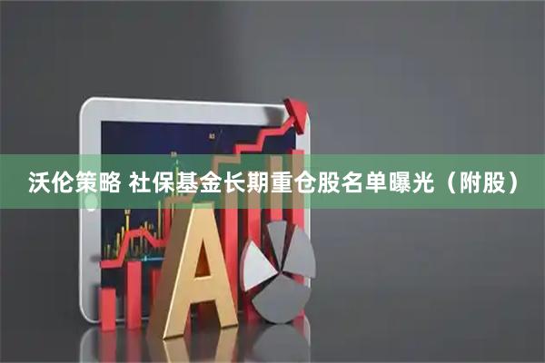 沃伦策略 社保基金长期重仓股名单曝光（附股）