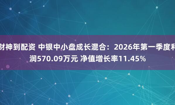 财神到配资 中银中小盘成长混合：2026年第一季度利润570.09万元 净值增长率11.45%